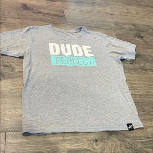 Dude Perfect Gray Short Sleeve Tee for Kids